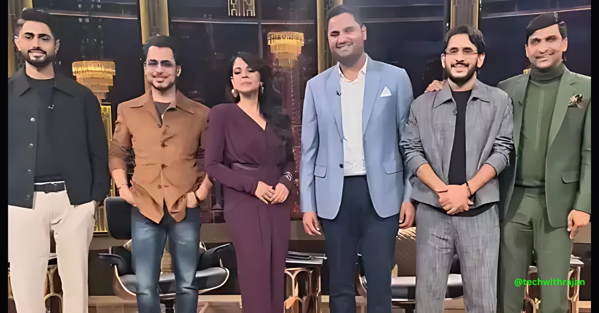 srikanth bolla with shark tank judges 2025